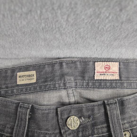 AG Adriano Goldschmied Matchbox Slim Straight Jeans Size 30 - Picture 3 of 5